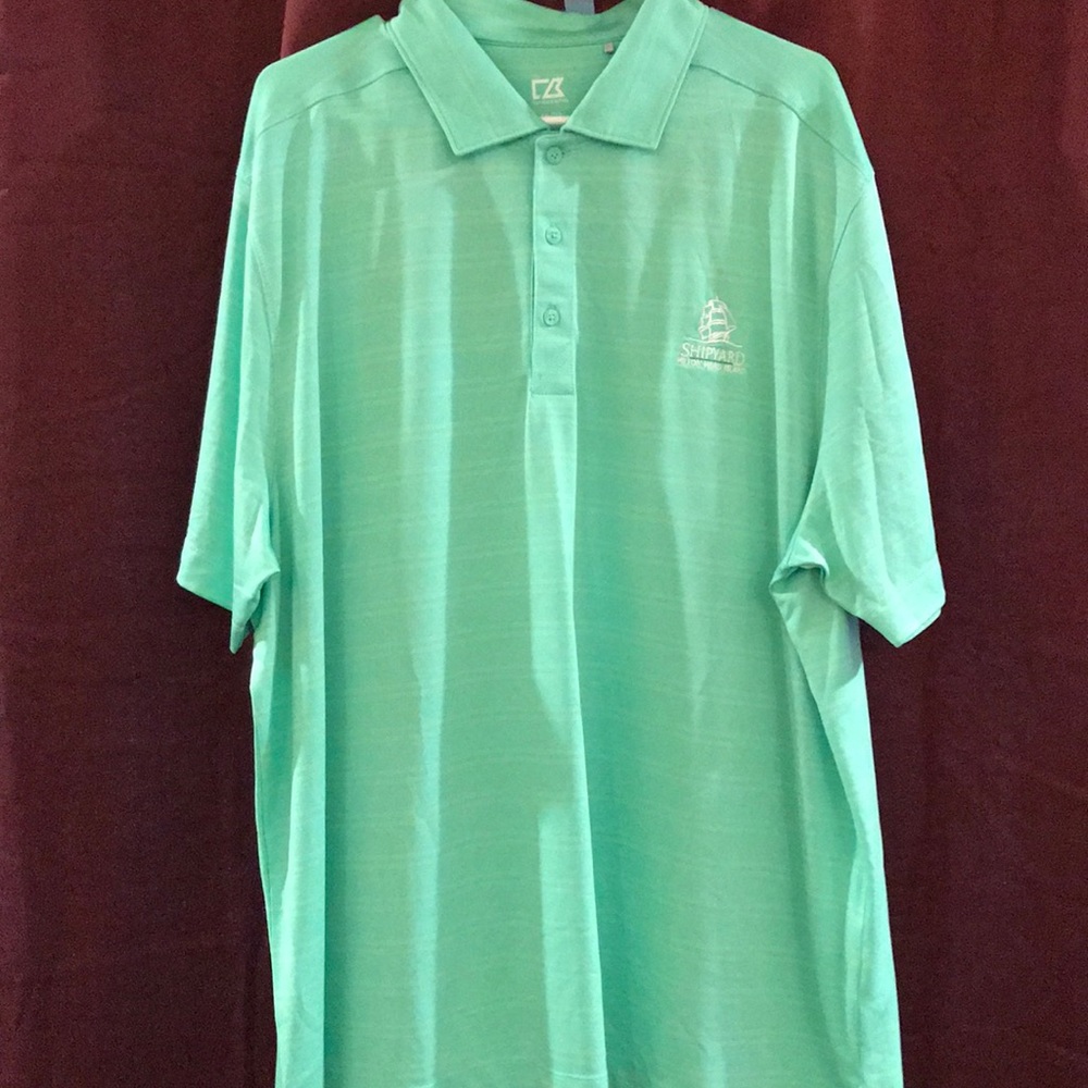 Nice lime green men’s golf polo